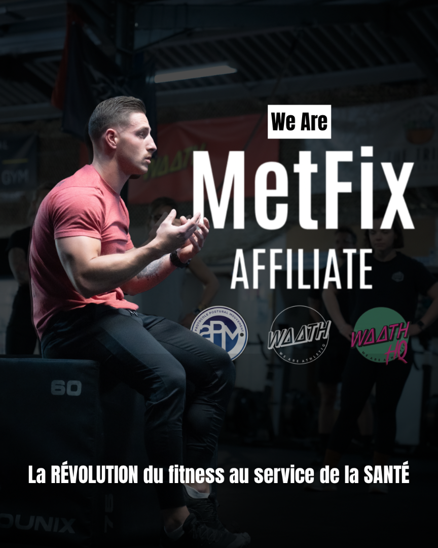 We Are Athletic devient officiellement affilié MetFix : une nouvelle étape pour notre mission santé !