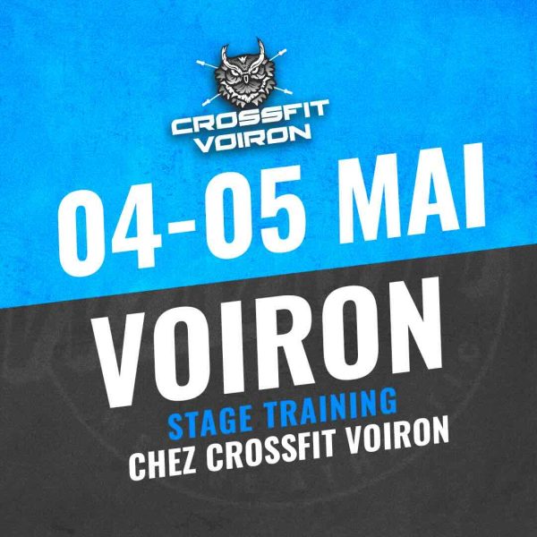 Stage CF Voiron - 4 & 5 mai