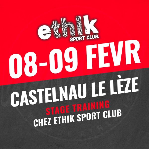 Stage Ethik Sport Club - formation 8 & 9 février